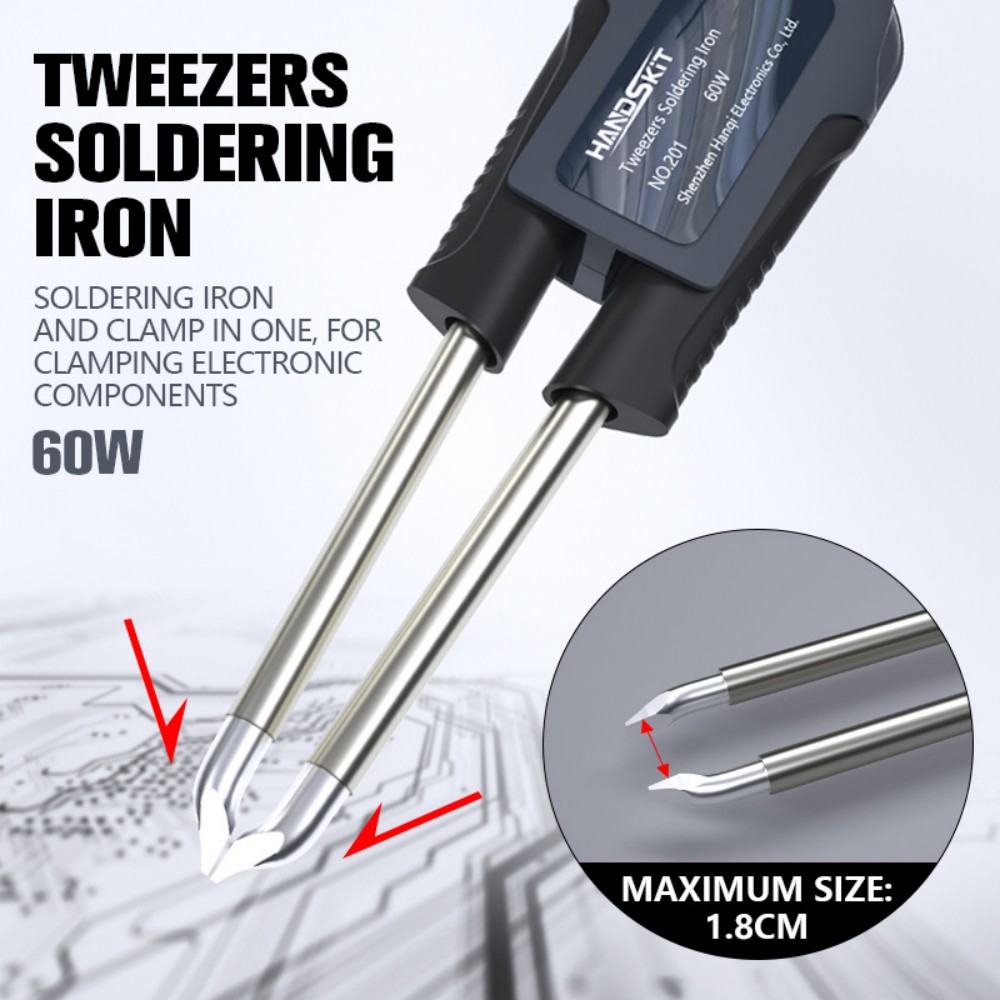 Electronics Repair Tools - T12 납땜 핀셋 손잡이 – 듀얼