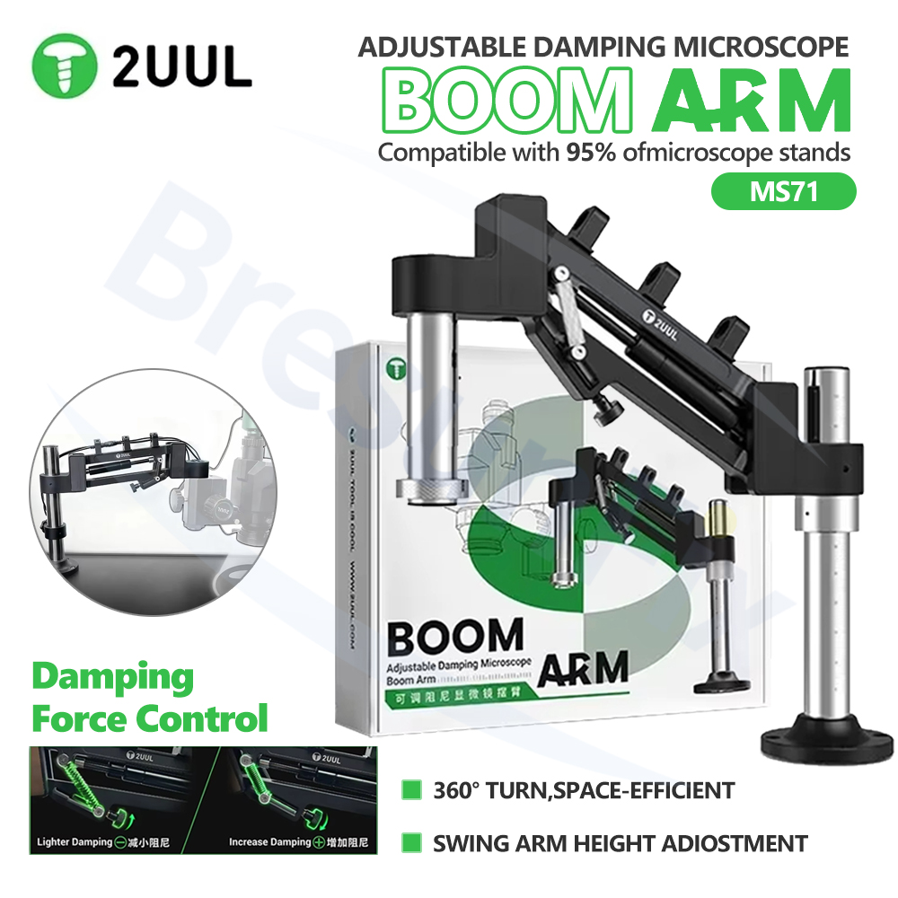 Electronics Repair Equipment - 2UUL MS71 조절식 댐핑 현미경 스윙