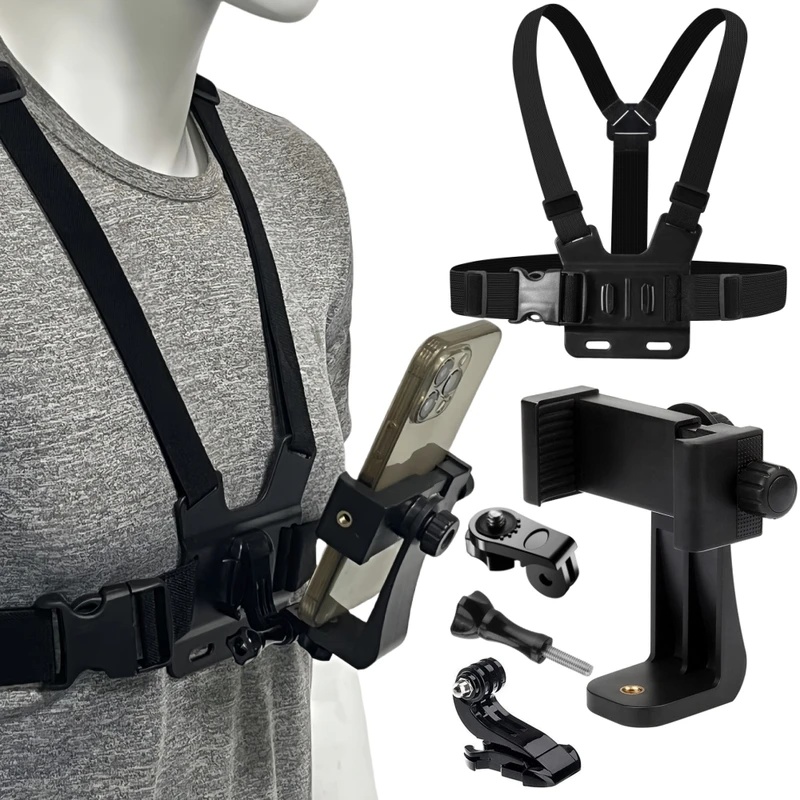 Gopro Action Camera Hero 11 Black - 아이폰 14 홀더용 휴대폰 가슴 스트랩