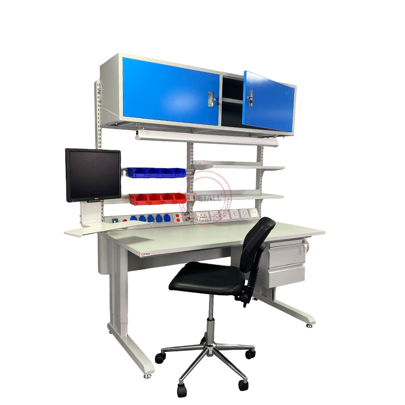 Electronics Repair Garage - 전자제품 ESD 차고 실험실 작업대, 컴퓨터