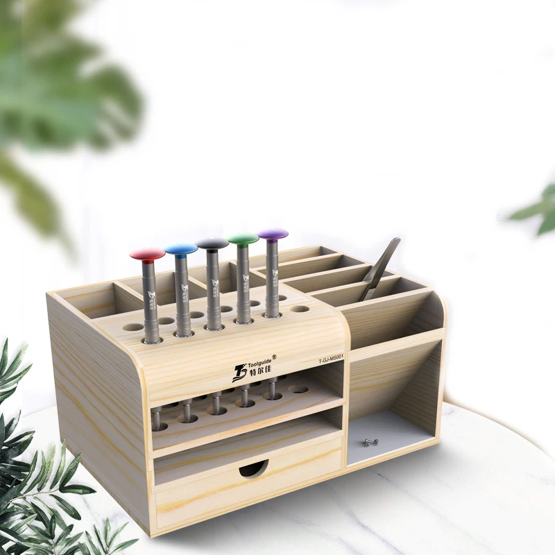 Toolguide 나무 보관 상자 스크루 드라이버 족집 - Electronics Repair Table 리뷰 및 가격