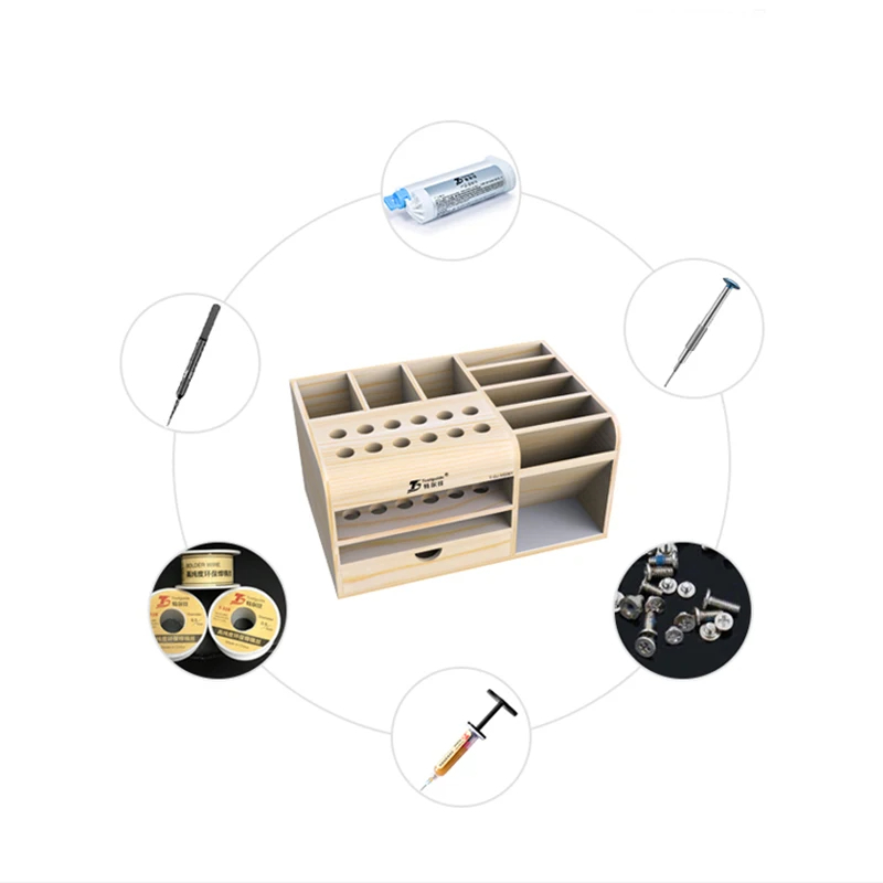 Toolguide 나무 보관 상자 스크루 드라이버 족집 - Electronics Repair Table 리뷰 및 가격