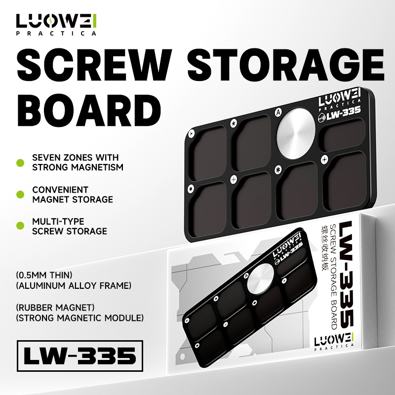 루웨이 LW335 스크류 보관 보드 7존 자석식 스크류 - Electronics Repair Table 리뷰 및 가격