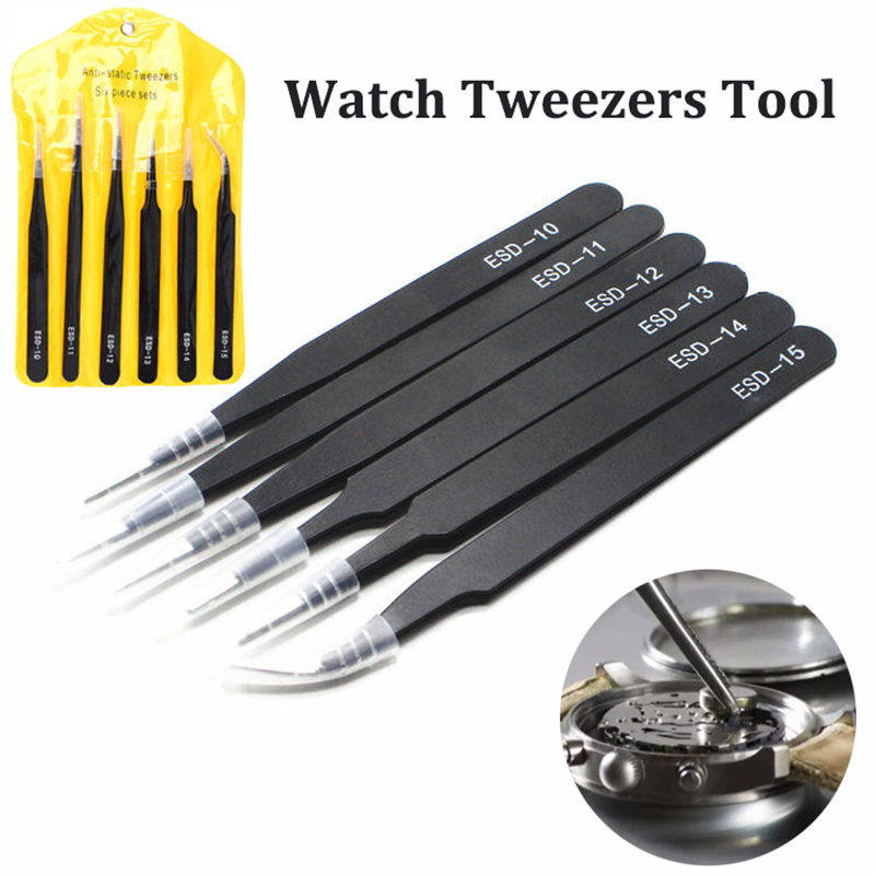 시계 핀셋 도구 ESD 정전기 방지 강철 시계 수리 도 - Electronics Repair Tool Kit 리뷰 및 가격