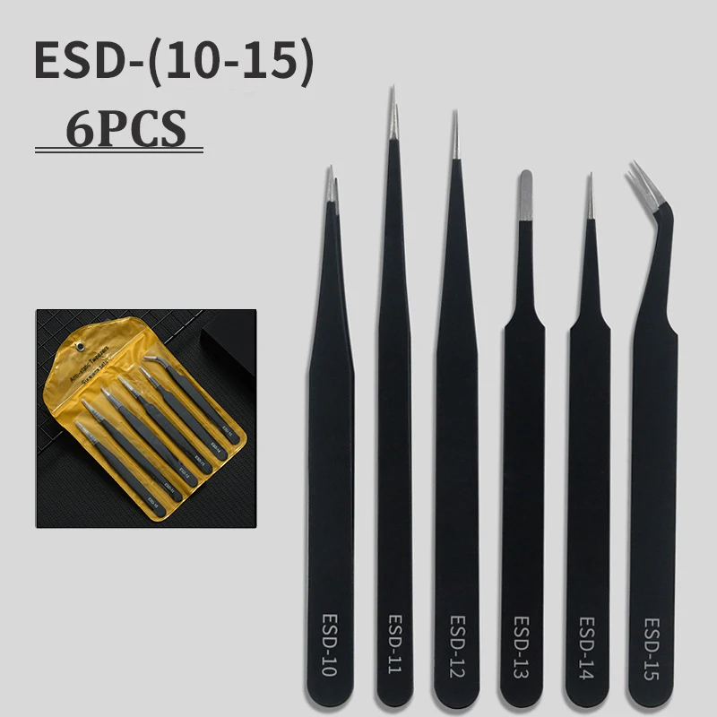 시계 핀셋 도구 ESD 정전기 방지 강철 시계 수리 도 - Electronics Repair Tool Kit 리뷰 및 가격