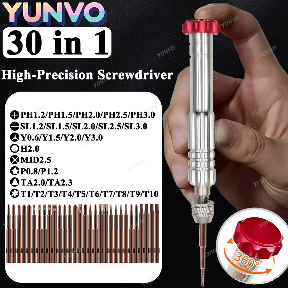 30 in 1 자기식 정밀 드라이버 세트, S2 스틸  - Electronics Repair Equipment 리뷰 및 가격