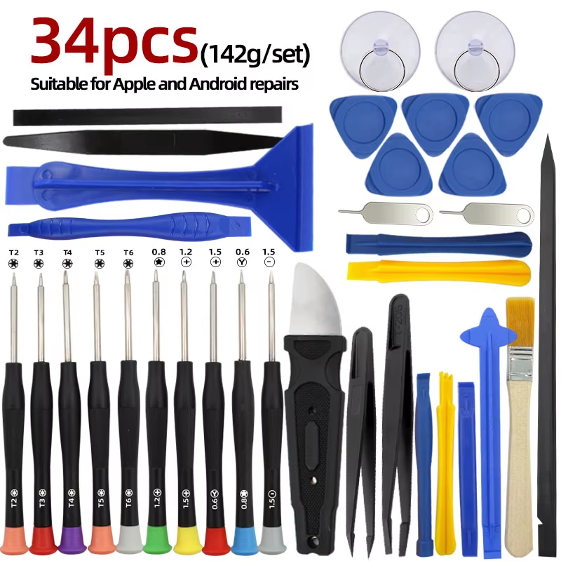 22/34/40/42 in 1 휴대폰 수리 도구 키트  - Electronics Repair Equipment 리뷰 및 가격