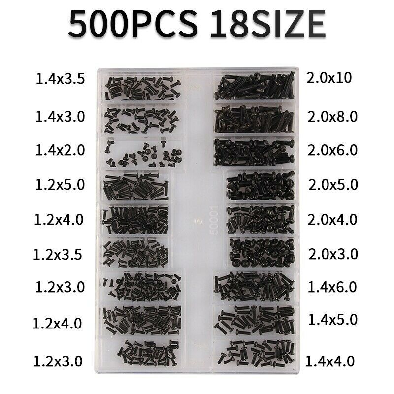 500개 노트북 나사 세트 교체용 18가지 크기 컴퓨터 - Electronics Repair Book 리뷰 및 가격