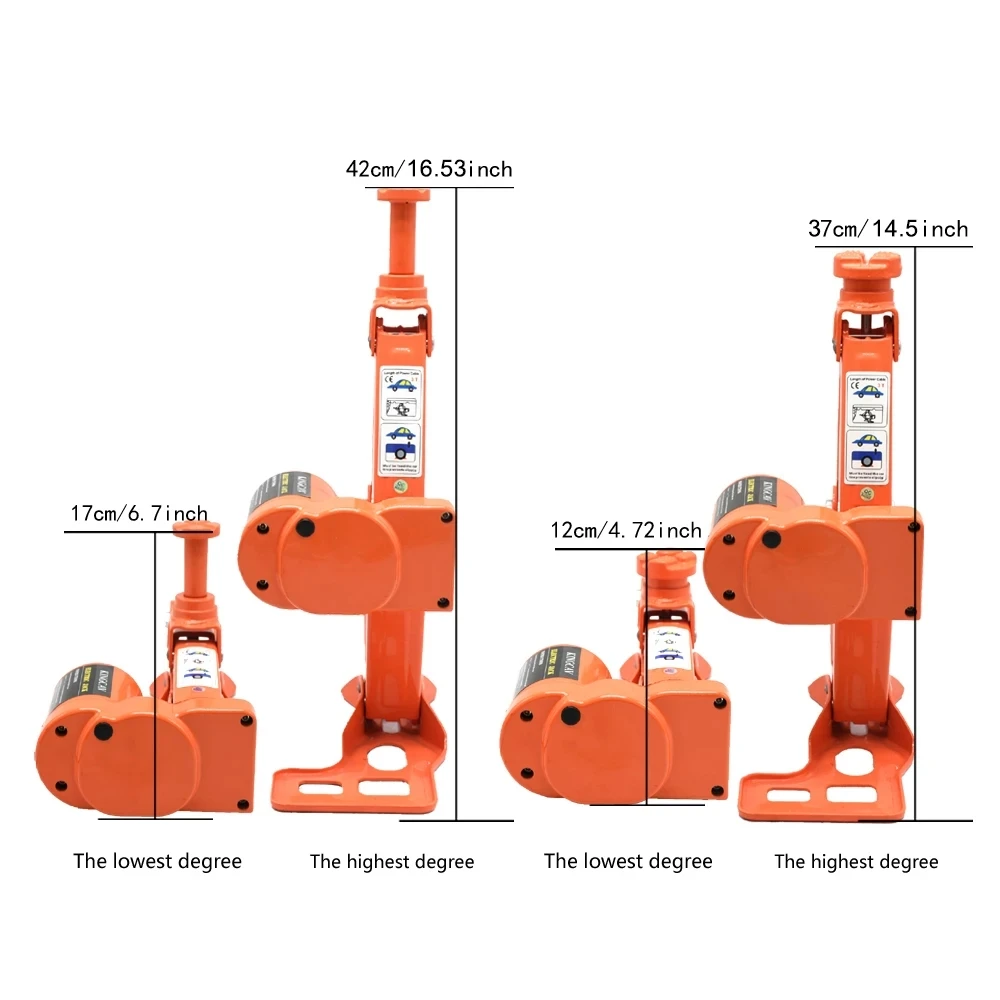 1 세트 휴대용 DC 12V 자동차 잭 3Ton 전기  - Electronics Repair Equipment 리뷰 및 가격