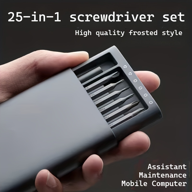 25 in 1 미니 드라이버 세트, 일자형 및 십자형  - Electronics Repair Equipment 리뷰 및 가격