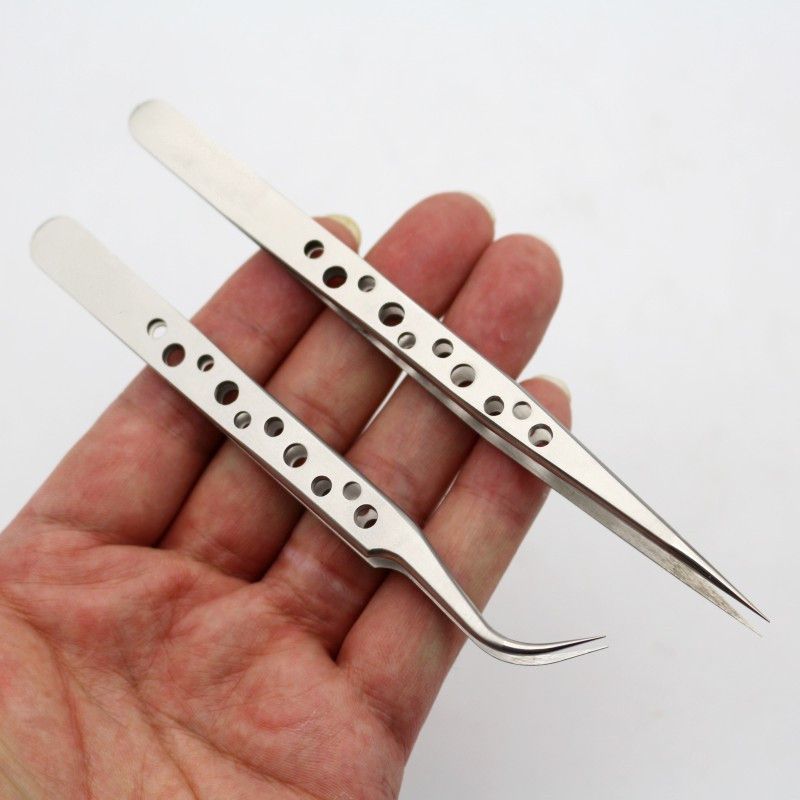 전자 산업용 핀셋 정전기 방지 곡선 스트레이트 팁 정밀 - Electronics Repair Tool Kit 리뷰 및 가격