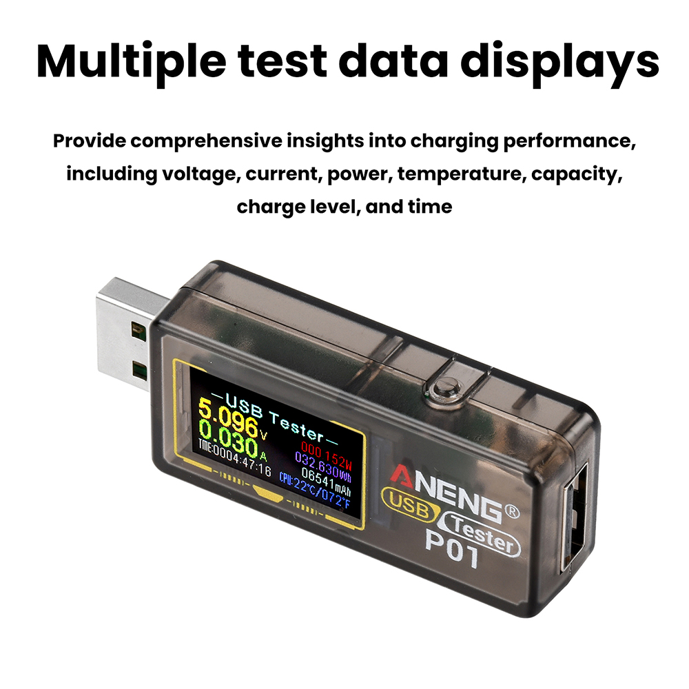 P01 디지털 USB 테스터 디스플레이 DC 전압 전류 - Usb Ammeter Tester 리뷰 및 가격