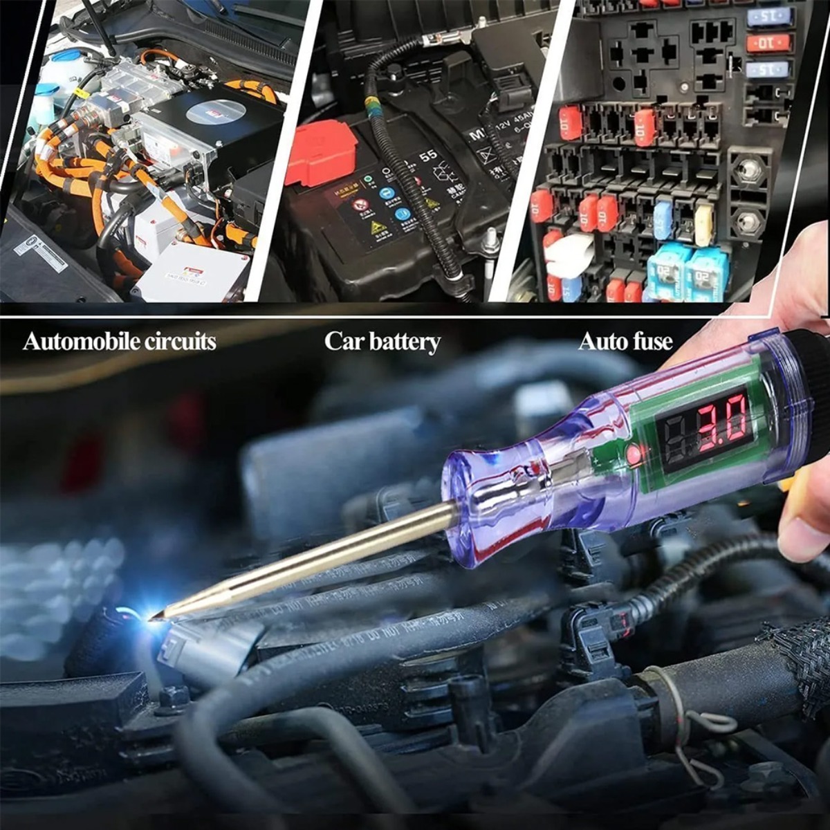 자동차 트럭 전압 회로 테스터 6V 12V 24V 자동 - Electronics Repair Tools 리뷰 및 가격